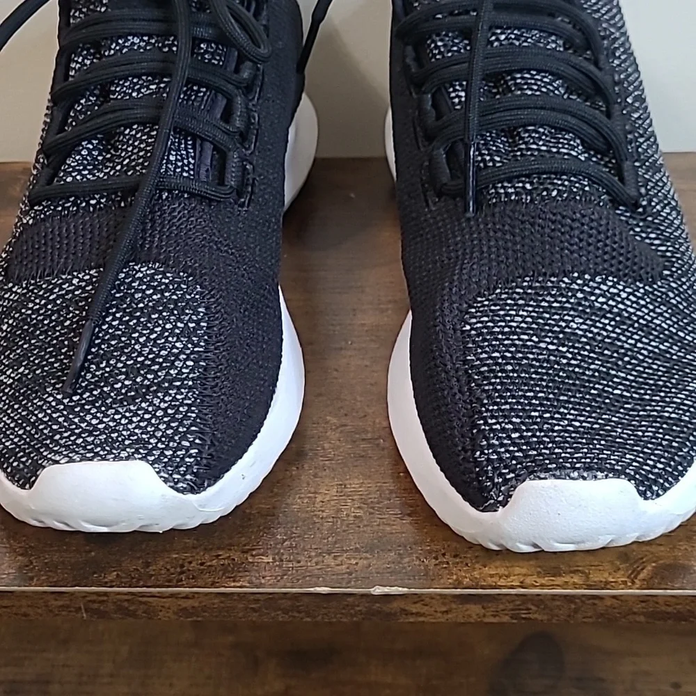 Adidas Black & White Sneakers size 6.5